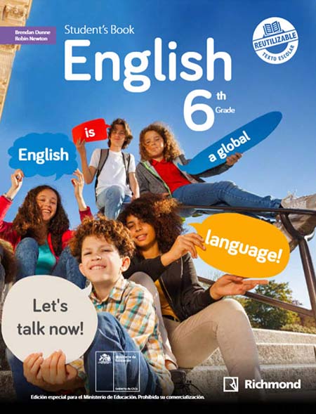 libro de Inglés 6º Básico pdf para descargar