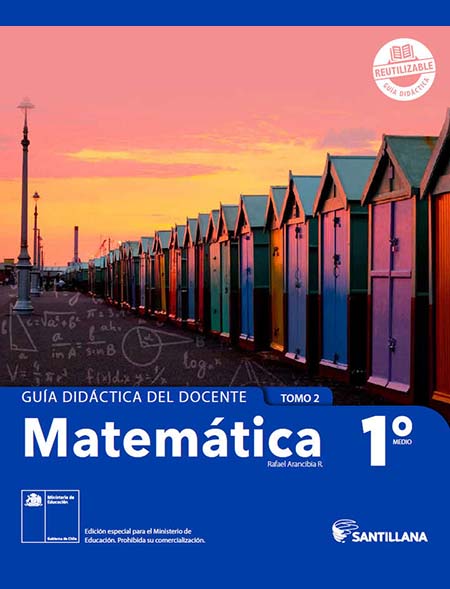 guía del docente Matemáticas 1º Medio con respuestas tomo 2