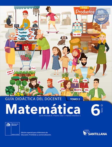 guía del docente Matemáticas 6º Básico con respuestas tomo 2 