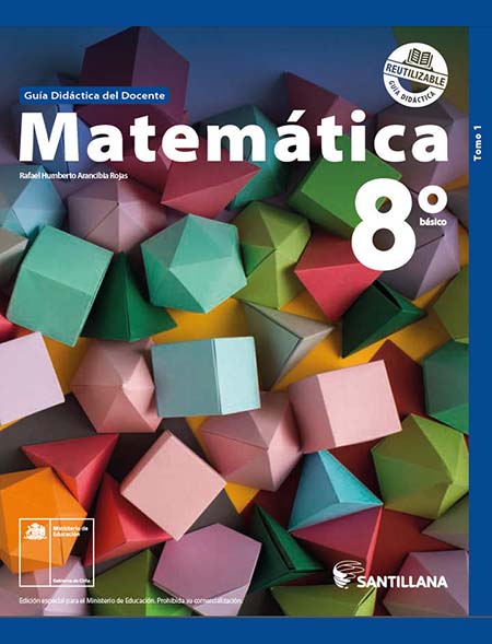 guía del docente Matemáticas 8º Básico con respuestas tomo 1